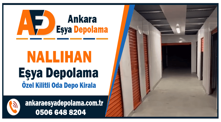 Nallıhan eşya depolama nallıhan ev eşyası depolama firması