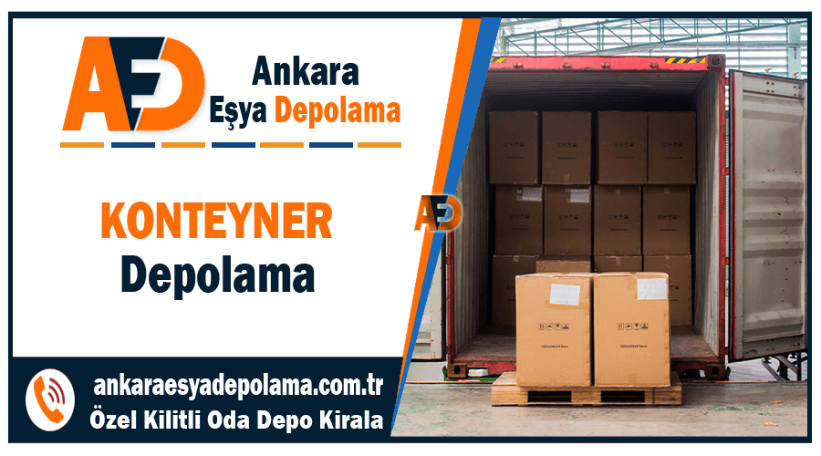 Konteyner depolama Ankara konteyner depo kiralama şirketi